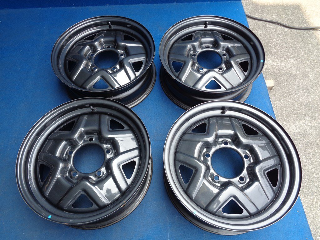 【送料込み】(No.D) ★ スズキ 純正 ★ JB64W ジムニー ★ 5.5J/+22 PCD 139.7 ★ スチール 鉄チン ★ 4本セット ★拍卖