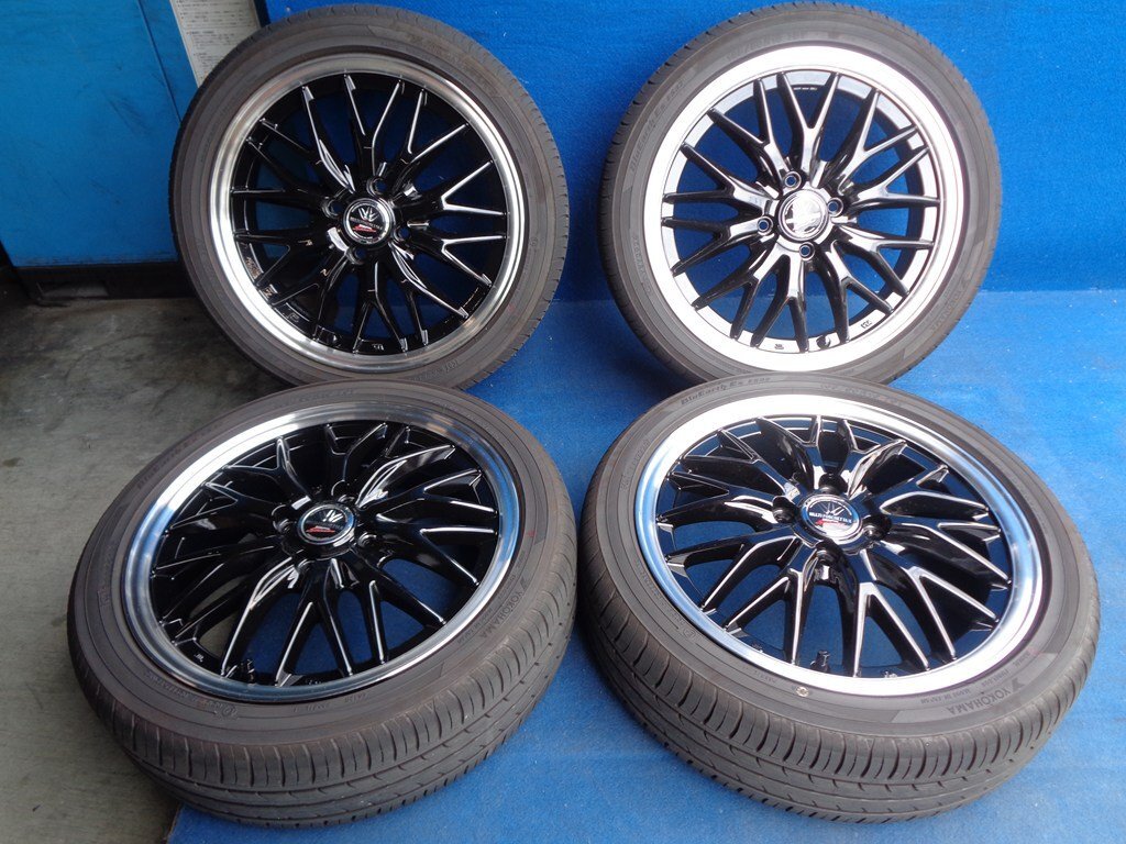 【送料込み】★ 軽四 軽カー ★ ロクサーニ マルチフォルケッタⅡ ★ 5J/+45 PCD 100 ★ 165/50R16 ヨコハマ ★ 4本セット ★拍卖