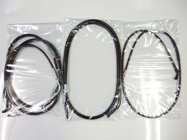 ZRX400/Ⅱワイヤーセット BK 純正長 新品 ZR400E拍卖