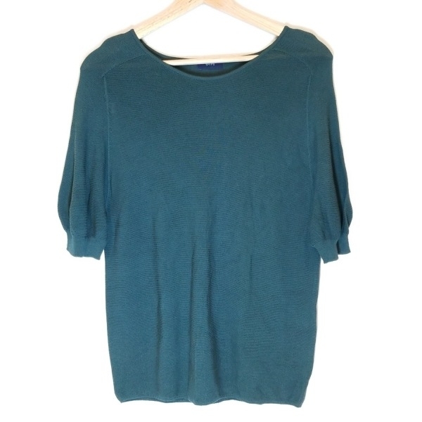 シップス SHIPS 半袖セーター/ニット - ブルーグリーン レディース トップス拍卖