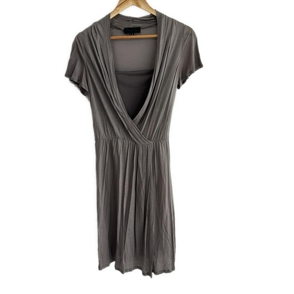 アンタイトル UNTITLED サイズ2 M - グレーベージュ レディース 半袖/ひざ丈 美品 ワンピース拍卖