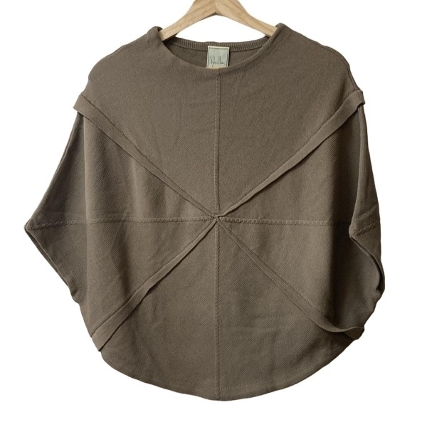 シビラ Sybilla 七分袖セーター/ニット サイズM - カーキ レディース クルーネック 美品 トップス拍卖