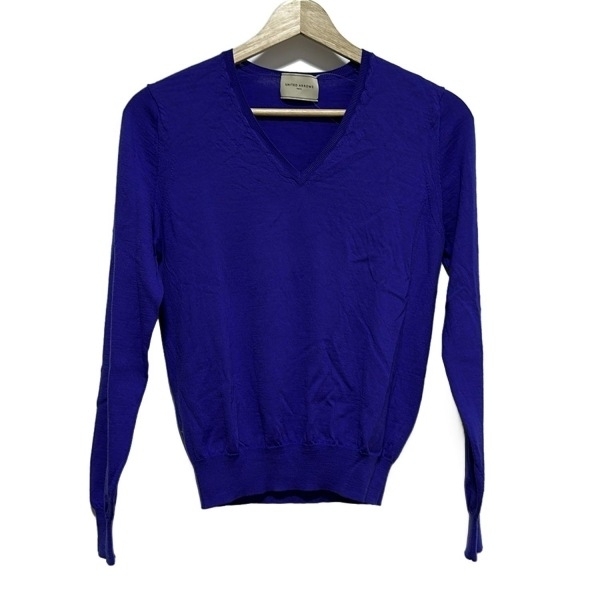 ユナイテッドアローズ UNITED ARROWS 長袖セーター/ニット - パープル レディース Vネック トップス拍卖