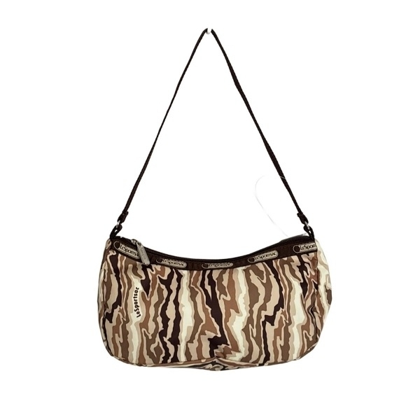 レスポートサック LESPORTSAC ハンドバッグ - ダークブラウン×ライトブラウン×マルチ ミニバッグ 美品 バッグ拍卖