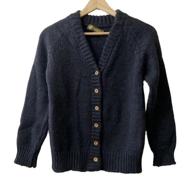 ハンティングワールド HUNTING WORLD カーディガン サイズ42 L - 黒 レディース 長袖 トップス拍卖