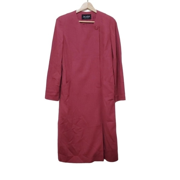 ジュンアシダ JUN ASHIDA サイズ13 L - ピンク レディース クルーネック/長袖/マキシ丈 ワンピース拍卖