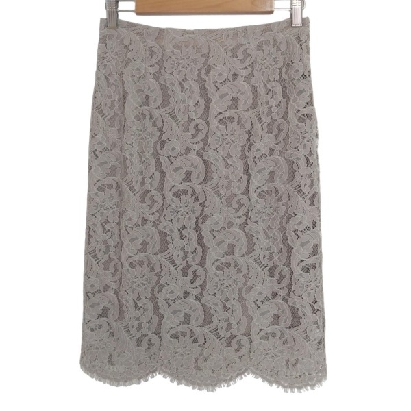 ウィムガゼット whim gazette スカート サイズ38 M - グレーベージュ レディース ひざ丈/レース ボトムス拍卖