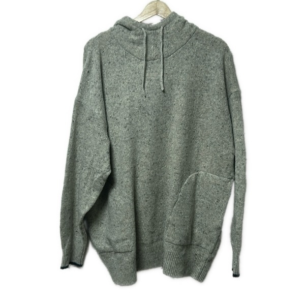 プラージュ Plage 長袖セーター/ニット - ベージュ×ダークブラウン×アイボリー レディース フード付き トップス拍卖