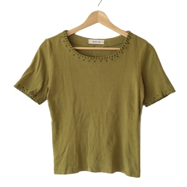 カネコイサオ KANEKO ISAO 半袖カットソー - イエローグリーン レディース 刺繍 トップス拍卖