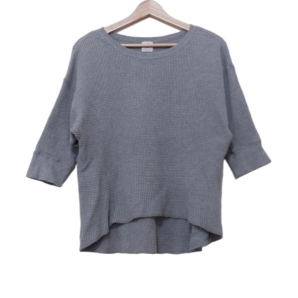 ビューティアンドユース ユナイテッドアローズ BEAUTY&YOUTH UNITEDARROWS 七分袖カットソー - グレー レディース クルーネック 美品拍卖