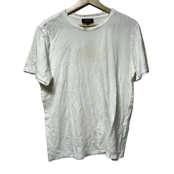 アーペーセー A.P.C. 半袖Tシャツ サイズM - アイボリー レディース クルーネック トップス拍卖