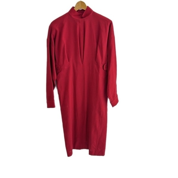 カールラガーフェルド KARL LAGERFELD サイズ38 M - ボルドー レディース ハイネック/長袖/ロング 美品 ワンピース拍卖