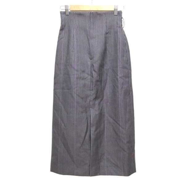 プラージュ Plage ロングスカート サイズ38 M - 黒×グレー×マルチ レディース 美品 ボトムス拍卖