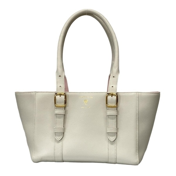 アクセソワ・ドゥ・マドモワゼル AccessoiresDeMademoiselle(ADMJ) ショルダーバッグ - レザー 白 ベルト バッグ拍卖