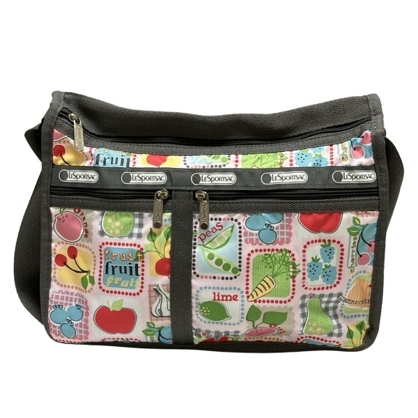 レスポートサック LESPORTSAC ショルダーバッグ - ライトピンク×グレー×マルチ バッグ拍卖