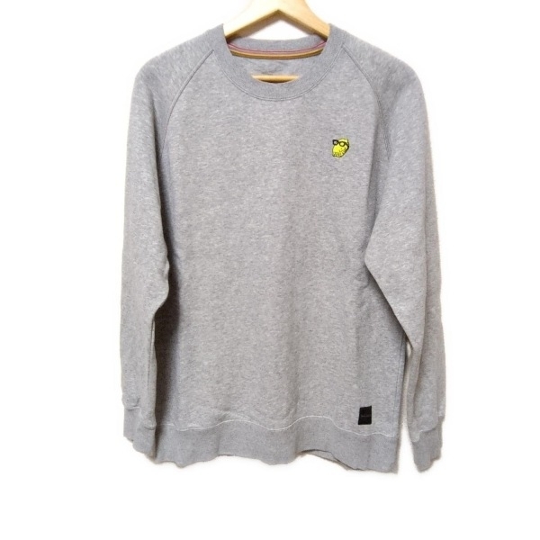 ポールスミス PaulSmith トレーナー サイズL L - ライトグレー メンズ 長袖 美品 トップス拍卖