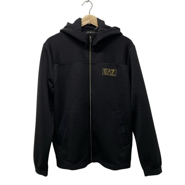 エンポリオアルマーニ EMPORIOARMANI ブルゾン サイズM - 黒 メンズ 長袖/ジップアップ/EA7/春/秋 ジャケット拍卖