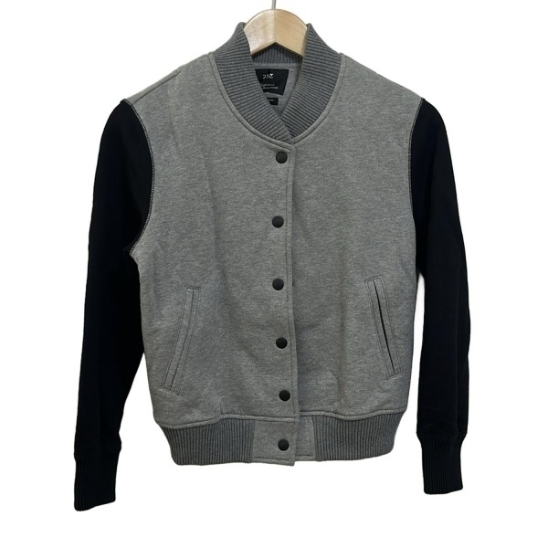 ニジュウサンク 23区 ブルゾン サイズ38 M - グレー×黒 レディース 長袖/春/秋 ジャケット拍卖