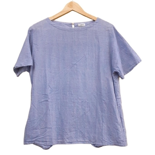 ヤエカ/ライクウェア YAECA/LIKE WEAR 半袖シャツブラウス サイズM - ライトブルー レディース 美品 トップス拍卖