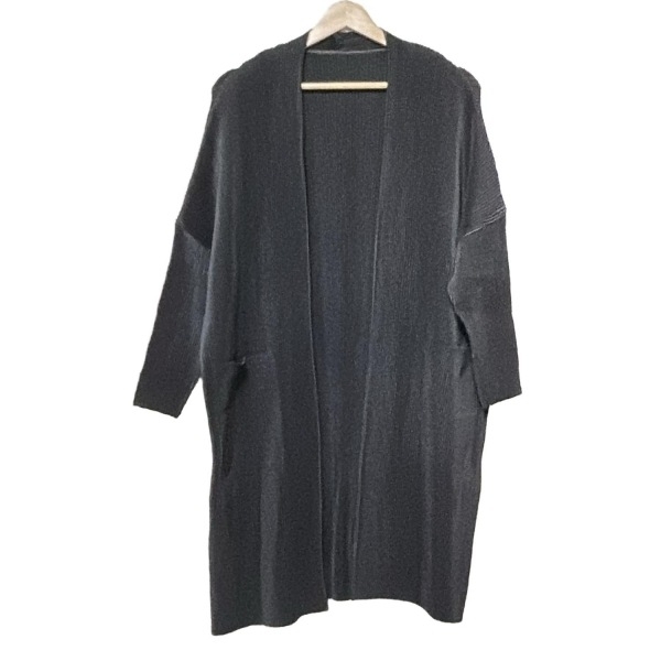 スペッチオ SPECCHIO カーディガン サイズ40 M - 黒 レディース 長袖/プリーツ/ロング丈 トップス拍卖