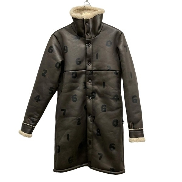 ソウソウ SOU・SOU サイズS - ダークブラウン×黒 レディース 長袖/フェイクムートン/冬/le coq sportifコラボ コート拍卖