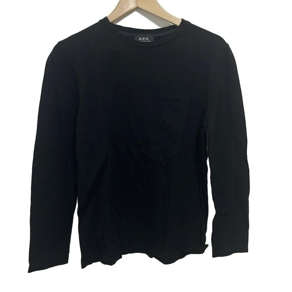 アーペーセー A.P.C. 長袖カットソー サイズX S - 黒 レディース クルーネック トップス拍卖