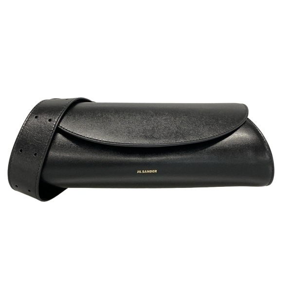ジルサンダー JILSANDER ショルダーバッグ J07WD0023 カンノーロ スモール レザー 黒 美品 バッグ拍卖
