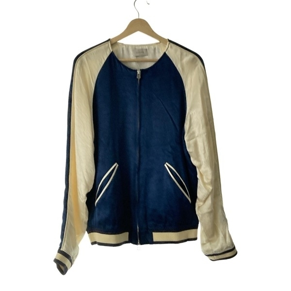 ベッドフォード BED J.W. FORD ブルゾン サイズ1 S - ネイビー×アイボリー レディース 長袖/春/秋 美品 ジャケット拍卖