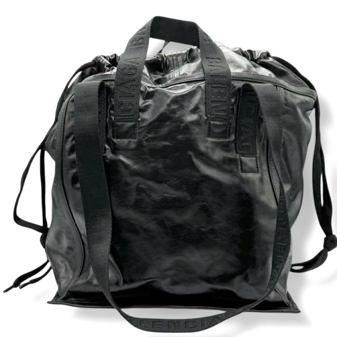 未使用 バレンシアガ 2way トートバッグ カーゴ ミディアム BALENCIAGA 787941 ハンドバッグ スクエア ブラック 現行 箱有 3678拍卖