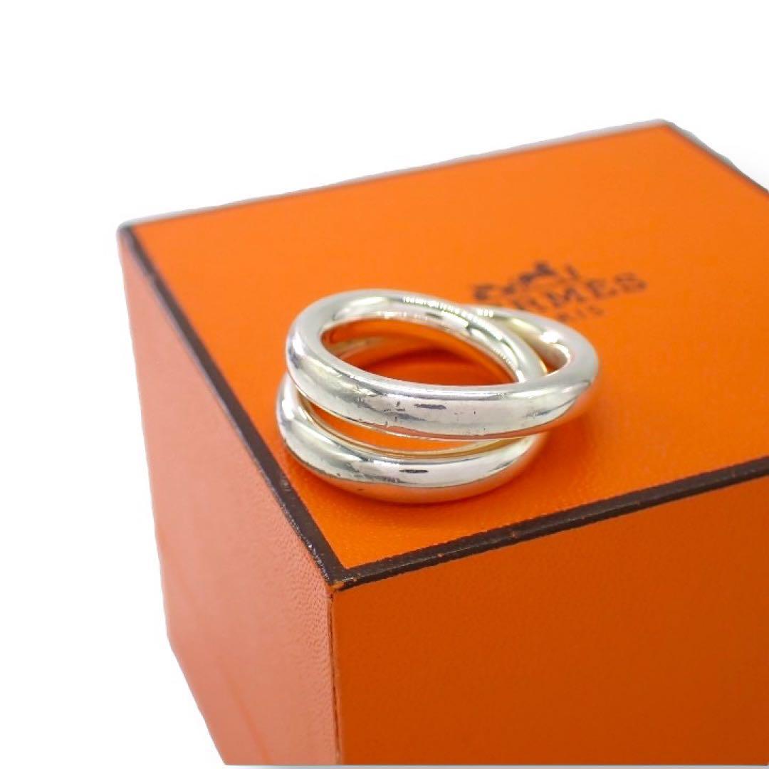 箱 HERMES エルメス ヴェルティージュ 49 9号 リング 指輪 925 シルバー スターリングシルバー 3790拍卖