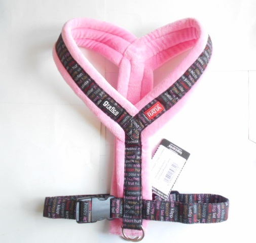 大型犬 RATIA ラティア Y型クッションハーネス ピンク サイズ 60拍卖