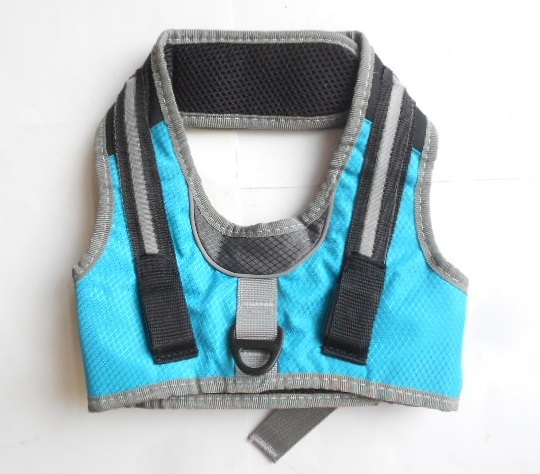 中型犬 犬 ハーネス M ブルー サイズ調整可 反射拍卖