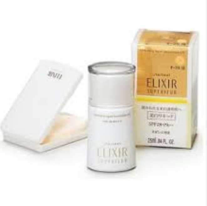 ★新品★資生堂 エリクシール シュペリエル ホワイトニングリキッド UV ファンデーション オークル30 スポンジ付 OC30拍卖