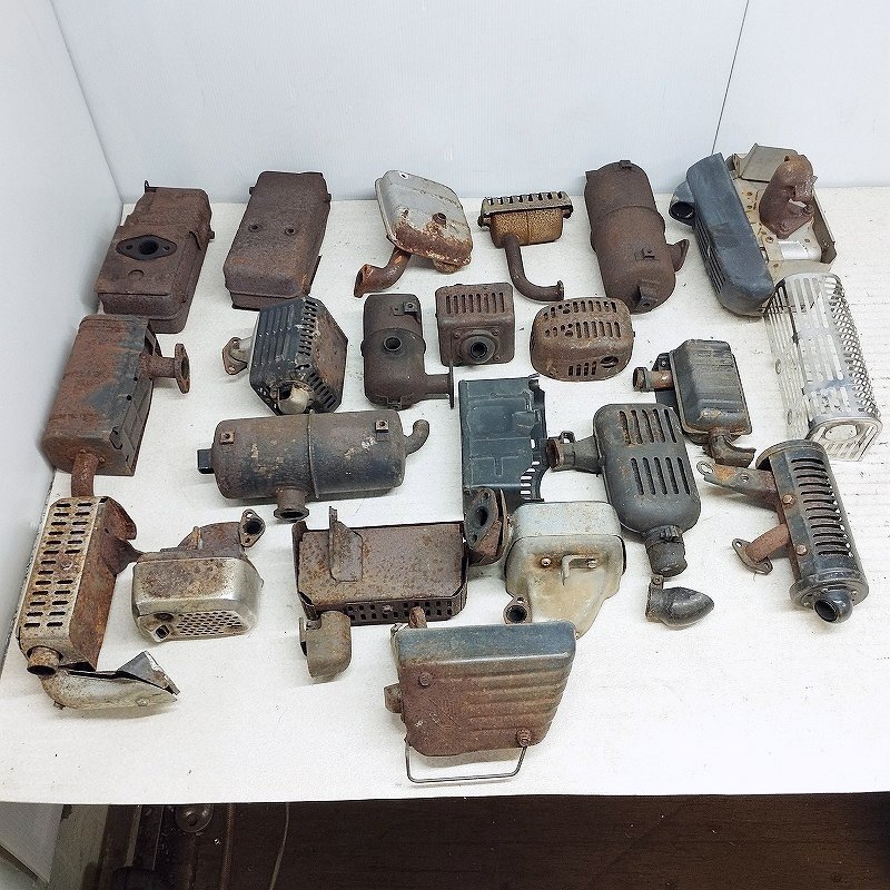 農機具 エンジン 発動機 マフラー カバー まとめ売り いろいろセット ジャンク拍卖