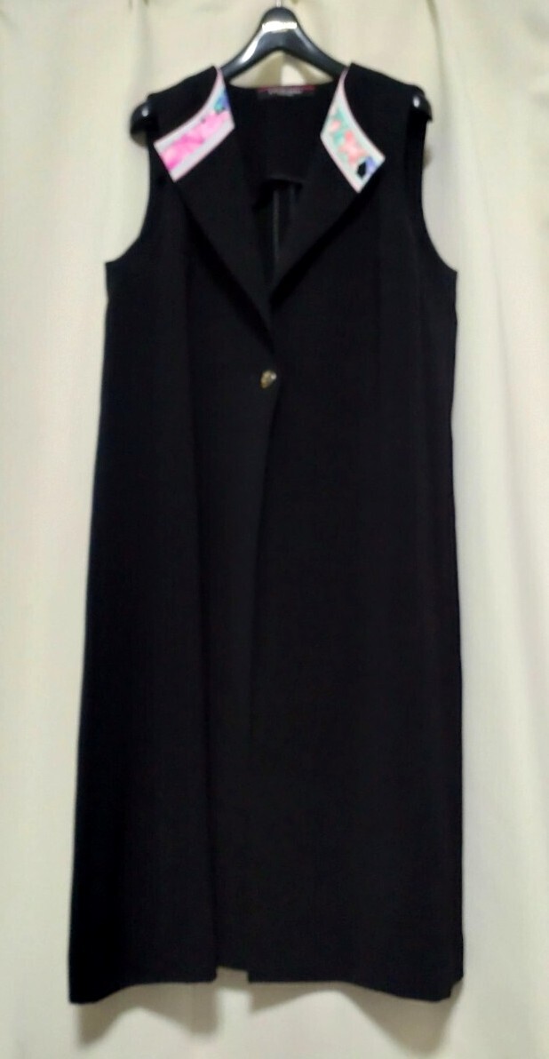 【試着のみ】レオナール ジレ ジャンパースカート ゆったり 3サイズ L〜LL拍卖