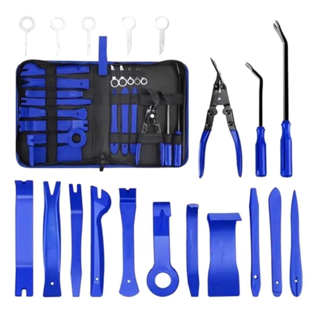 内張りはがし 内装はがし 19個 パネルはがし 自動車 クリップクランプツール パネル剥がし 脱着工具 内張剥がし交換 修理 DIY 管理A5拍卖