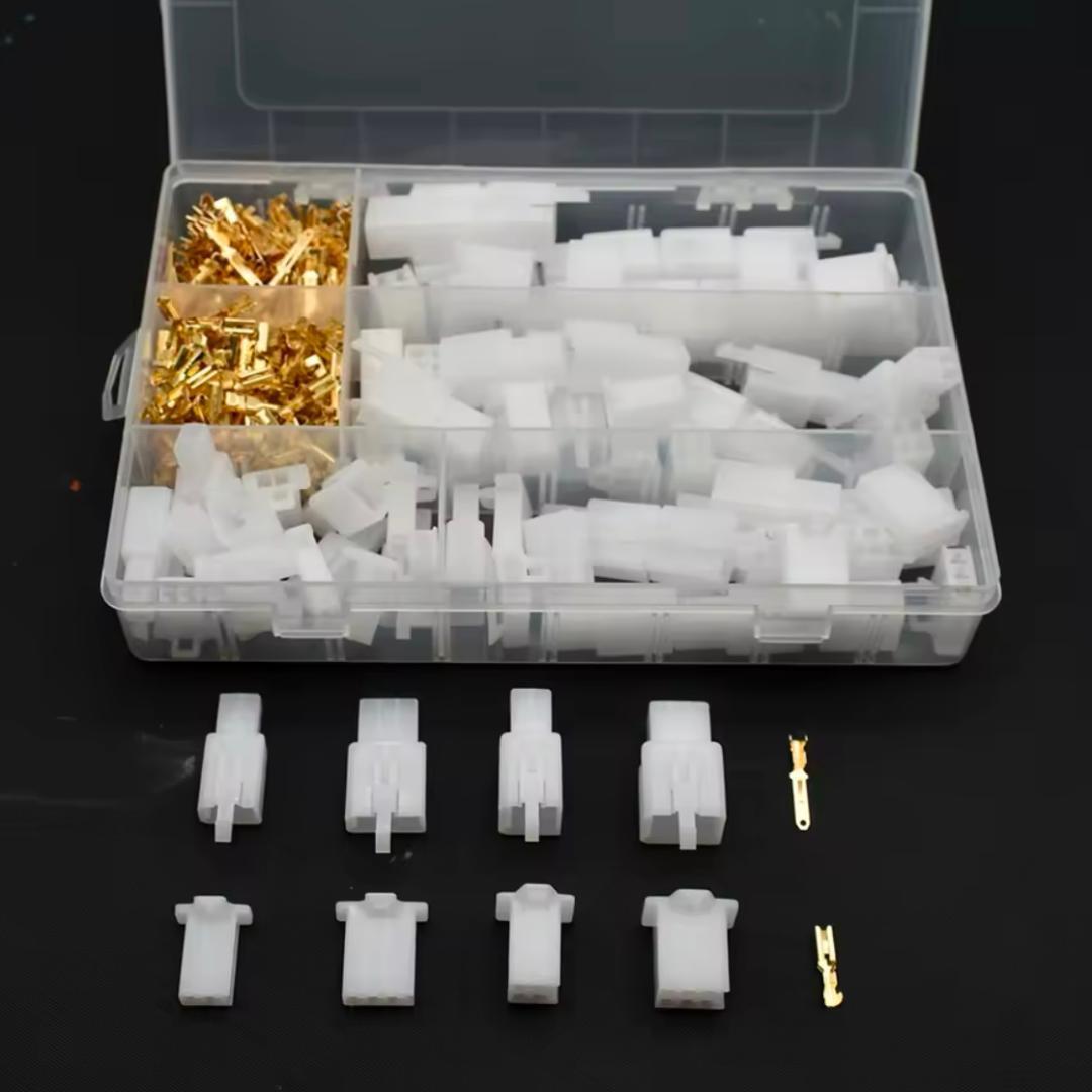 配線コネクター 380個セット 2.8ミリ 2/3/4/6ピン CRM250AR CRM250R 旧車 バイク レストア MTX200R SL230 SL250S TLM200R TLM220R 管理B6拍卖