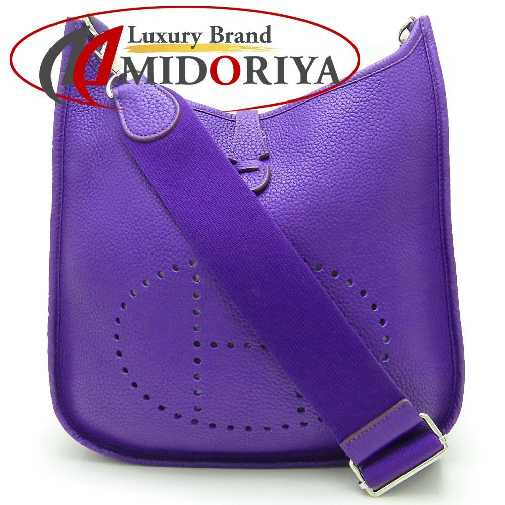 HERMES エルメス エヴリンPM3 エブリン ショルダーバッグ □N刻印 2010年 トリヨンクレマンス パープル/352597【中古】拍卖