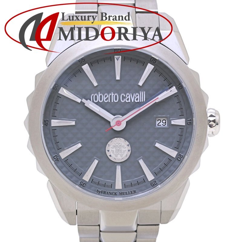 Roberto Cavalli ロベルトカバリ バイ フランク ミュラー RV1G034M0051【2023年購入】SS メンズ/130398【中古】【腕時計】拍卖