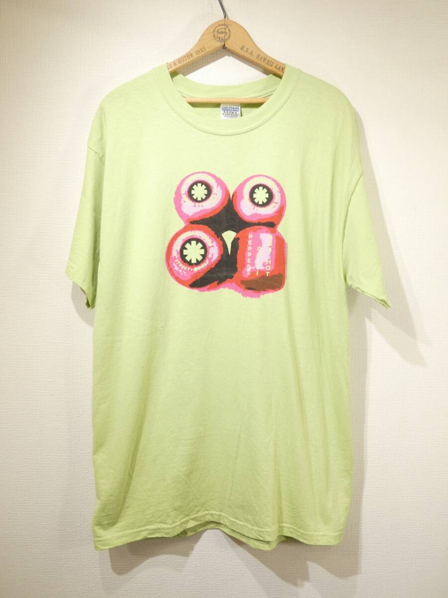 レア 00s ビンテージ RED HOT CHILI PEPPERS レッドホットチリペッパーズ レッチリ WHEELS バンド ロック Tシャツ バンT L 80s 90s Y2K拍卖