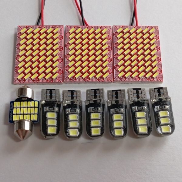 ZVW40系 プリウスα 超爆光!T10 LED ルームランプ ナンバー灯 10個セット ホワイト トヨタ /s54/6/t28拍卖