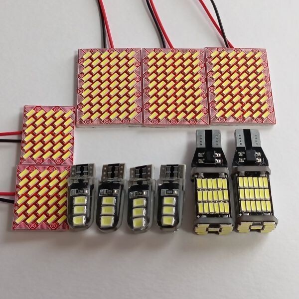 超爆光!N-VAN Lグレード JJ1 JJ2 T10 LED ルームランプ バックランプ ナンバー灯 11個セット ホワイトホンダ /s54/s30/45/6拍卖