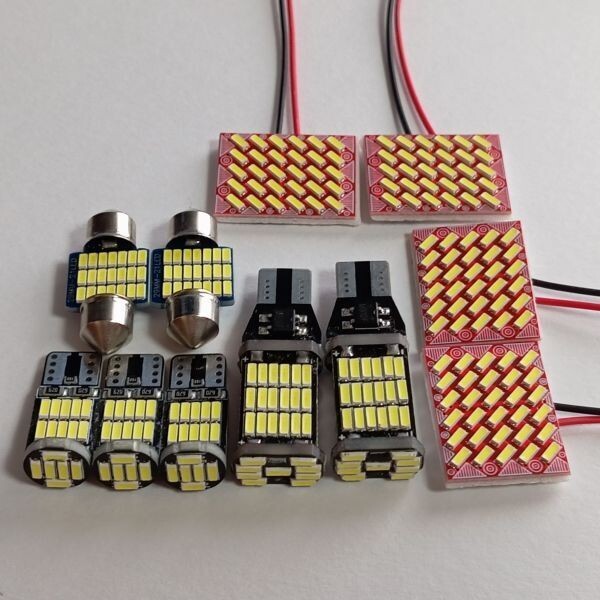 GN0W アウトランダーPHEV サンルーフ無車 超爆光!T10 LED ルームランプ バックランプ 11個セット ホワイト ミツビシ /s30/45/26/t28/拍卖