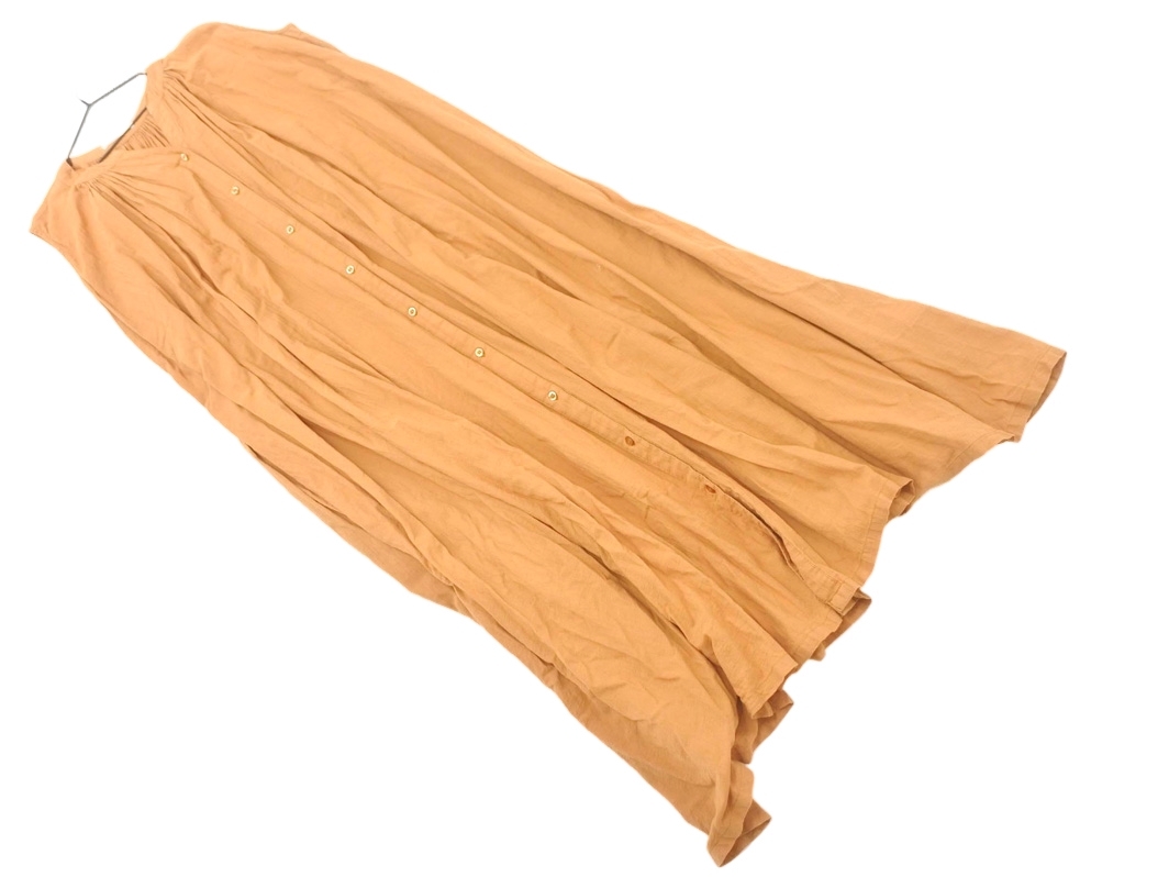 PEACH JOHN ピーチジョン ノースリーブ ワンピース sizeM/キャメル ■◆ ☆ fga7 レディース拍卖