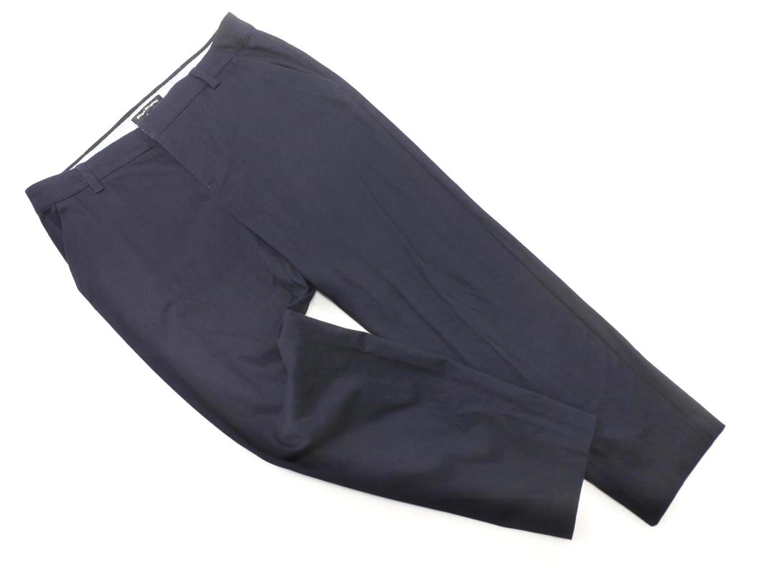 BUONA GIORNATA ボナジョルナータ クロップド パンツ sizeL/紺 ■■ ☆ fga7 レディース拍卖