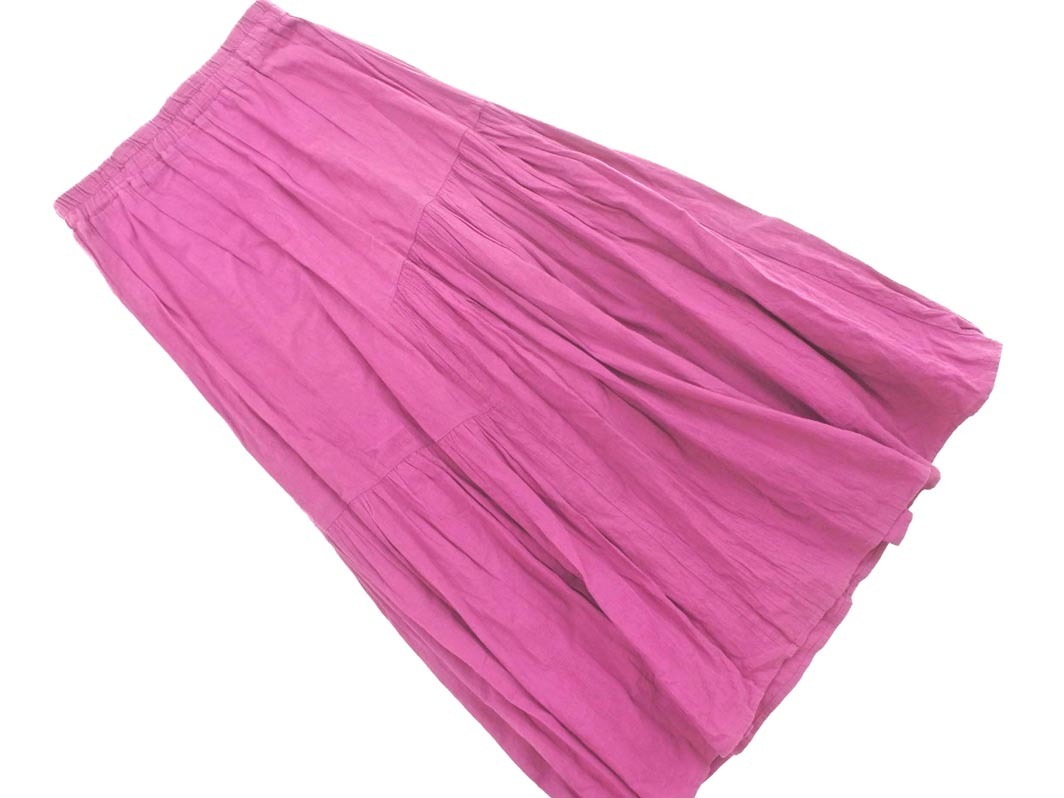 INTERPLANET インタープラネット マキシ スカート sizeF/紫 ■◆ ☆ fga8 レディース拍卖