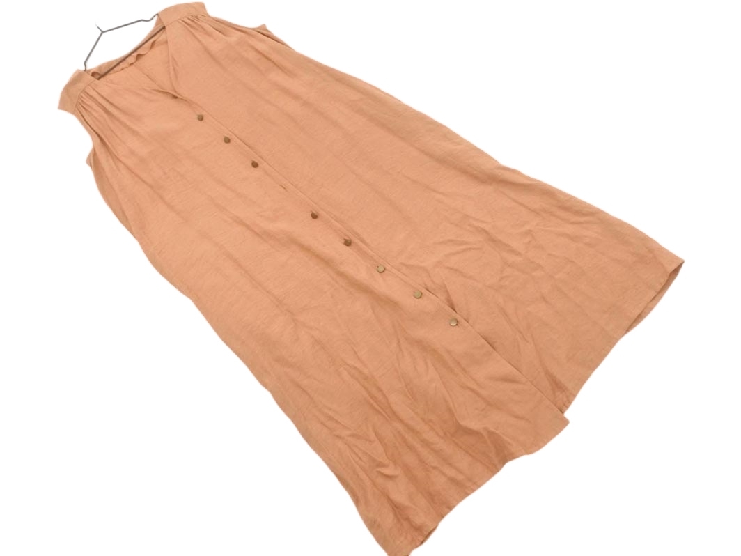 FREE’S MART フリーズマート ノースリーブ シャツ ワンピース sizeFR/茶 ■◆ ☆ fga9 レディース拍卖