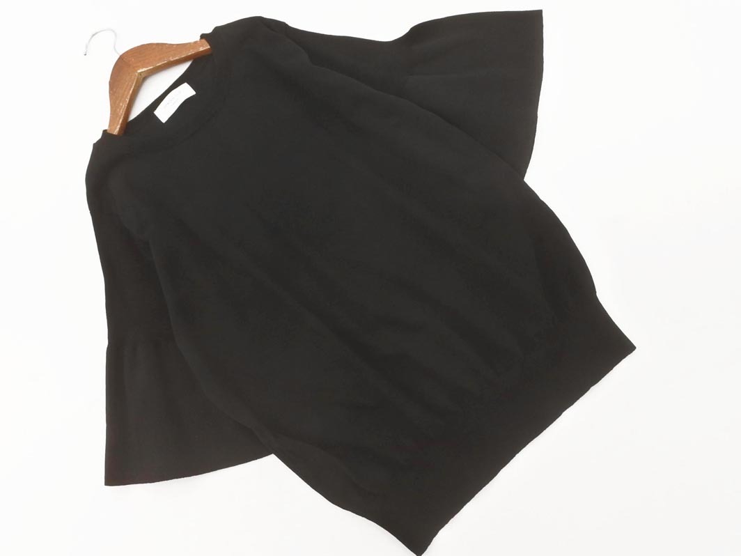 OPAQUE オペーク ニット セーター sizeL/黒 ■◆ ☆ fgb0 レディース拍卖