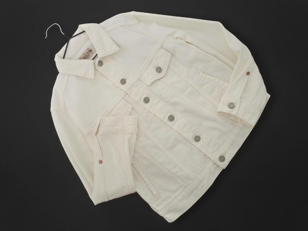RNA アールエヌエー Gジャン デニム ジャケット sizeM/白 ■◇ ☆ fgb5 レディース拍卖