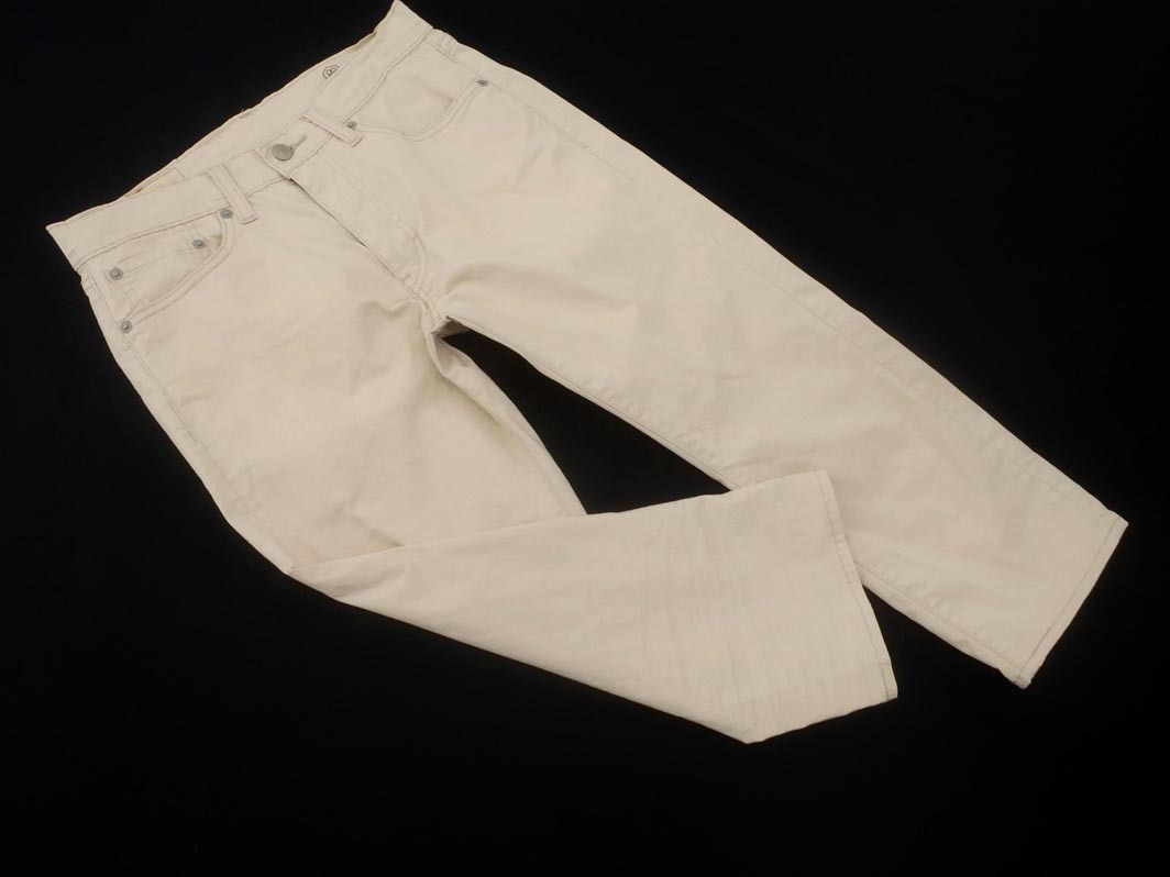 LEVI’S リーバイス 505 28229 0061 クロップド パンツ size28/アイボリー ■◇ ☆ fgb8 レディース拍卖